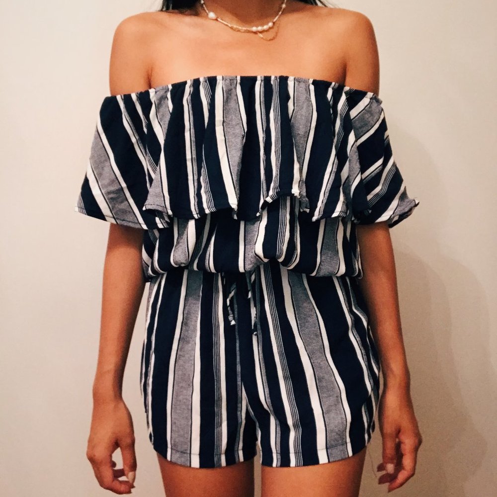 Off-Shoulder Romper